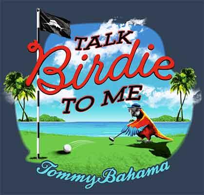 Tommy Bahama Talk Birdie To Me Pocket T-Shirt - Navy