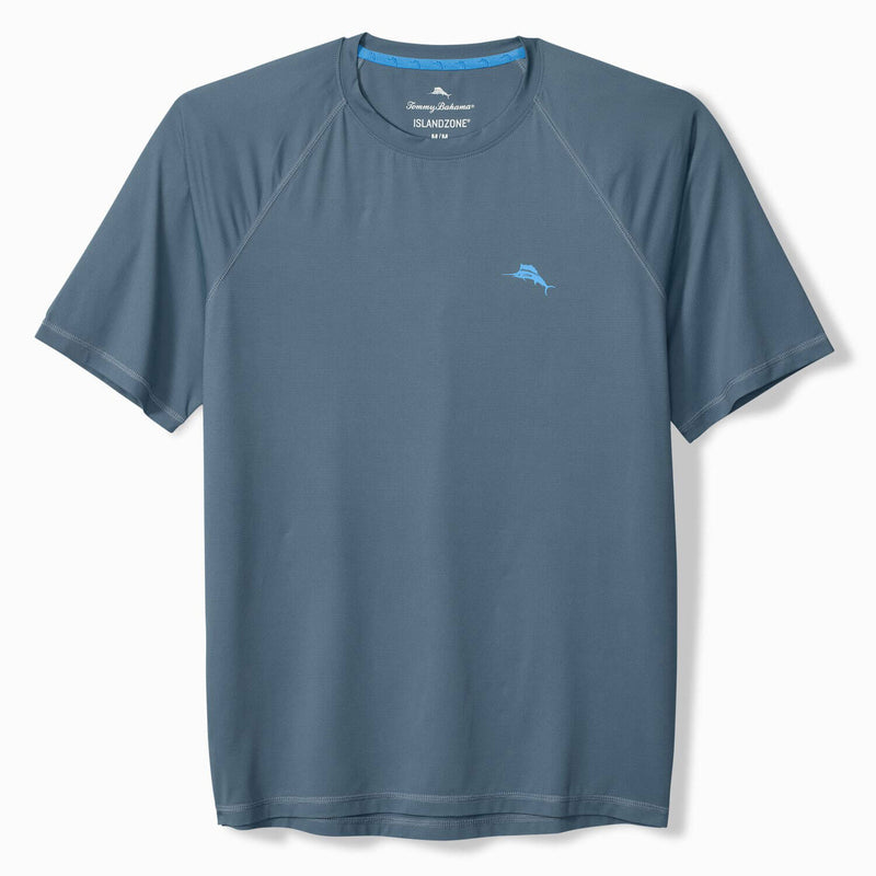 Tommy Bahama Men's Chill Time Surf Crew T-Shirt - Mystic Blue