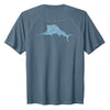 Tommy Bahama Men's Chill Time Surf Crew T-Shirt - Mystic Blue