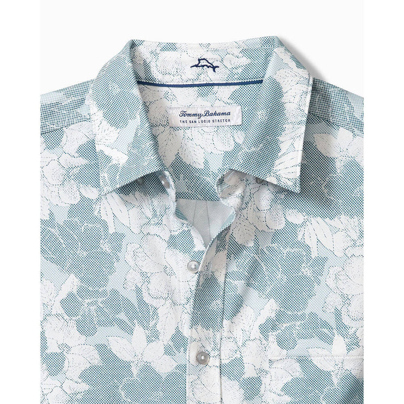 Tommy Bahama IslandZone San Lucio Cali Blooms Camp Shirt - Seven Seas