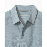 Tommy Bahama IslandZone Palm Coast Hibiscus Border Polo Shirt - Sterling Blue