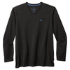 Tommy Bahama Bali Skyline V-Neck Long Sleeve T-Shirt - Black