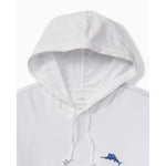 Tommy Bahama Palm Break Lux Hoodie Long Sleeve T-Shirt - White