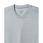 Tommy Bahama Men's IslandZone Bay Stripe V-Neck T-Shirt - Anchor Grey