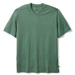 Tommy Bahama Men's IslandZone Bay Stripe V-Neck T-Shirt - Spruce Frost