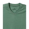 Tommy Bahama Men's IslandZone Bay Stripe V-Neck T-Shirt - Spruce Frost