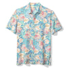 Tommy Bahama Men's IslandZone Costa Wave Positano Palms Camp Shirt - Lychee