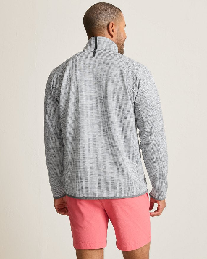 Tommy Bahama Men's IslandZone Palm Pro Half Zip Pullover Sweater - Bala Shark