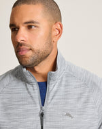Tommy Bahama Men's IslandZone Palm Pro Half Zip Pullover Sweater - Bala Shark