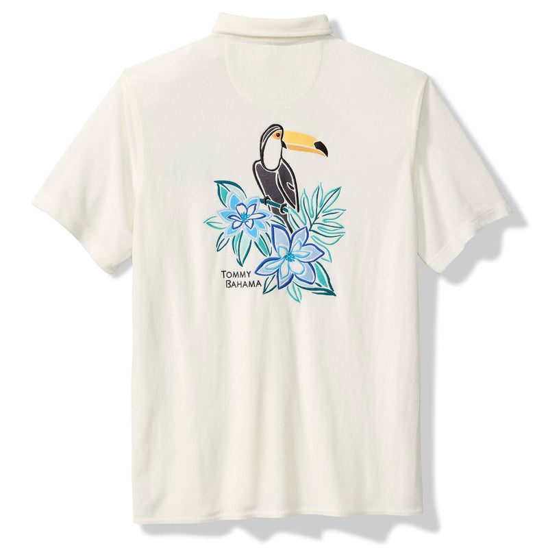 Tommy Bahama Men's Poolside Toucan Terry Camp Shirt - Continental