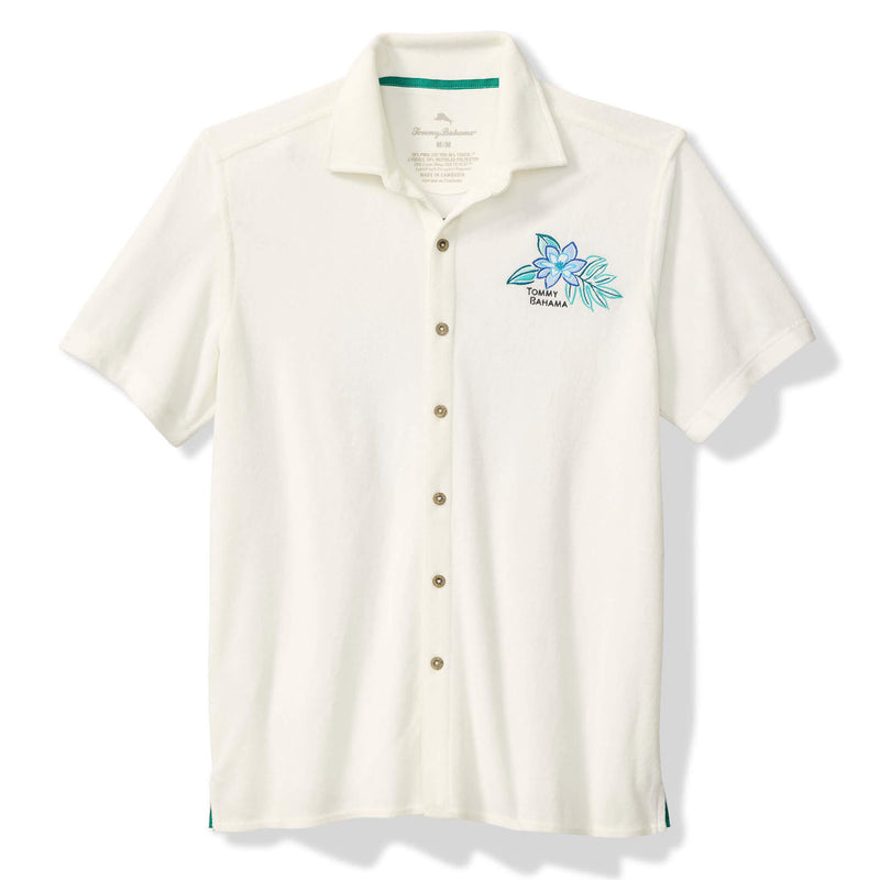 Tommy Bahama Men's Poolside Toucan Terry Camp Shirt - Continental