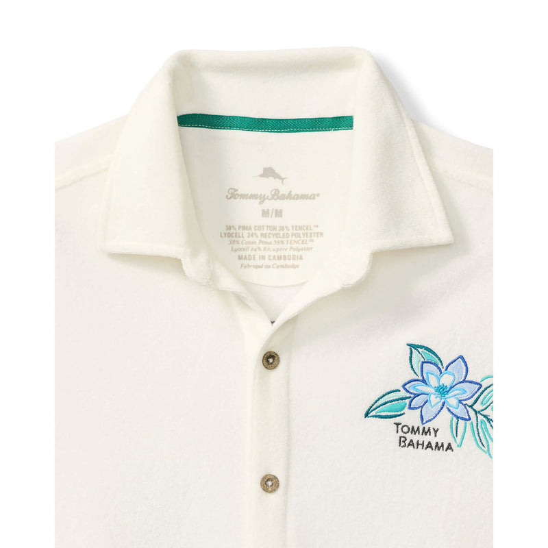 Tommy Bahama Men's Poolside Toucan Terry Camp Shirt - Continental