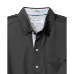 Tommy Bahama Men's San Lucio Tri Leaf Geo Happy Camp Shirt - Coal