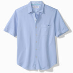 Tommy Bahama Men's San Lucio Tri Leaf Geo Happy Camp Shirt - Rip Tide