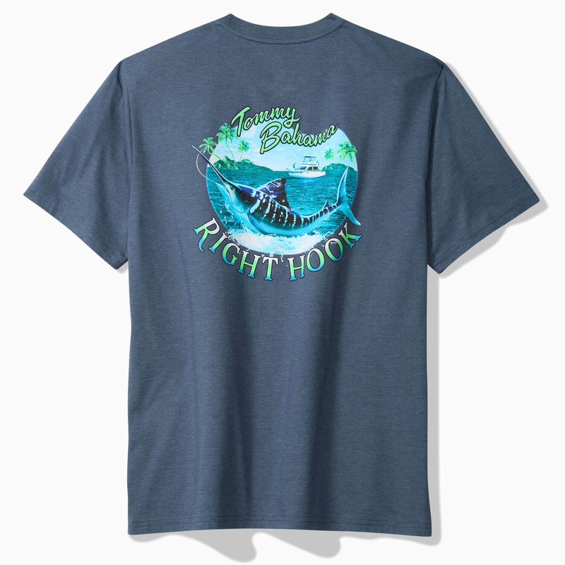 Tommy Bahama Men's Right Hook T-Shirt - Navy Heather