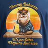 Tommy Bahama Men's Otter Tequila Sunrise T-Shirt - Navy