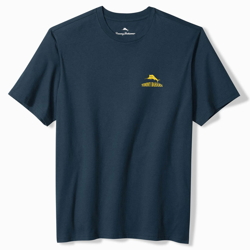 Tommy Bahama Men's Otter Tequila Sunrise T-Shirt - Navy