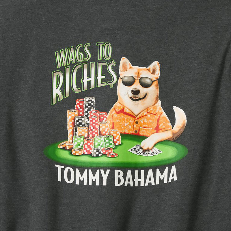 Tommy Bahama Men's Wags To Riches Pocket T-Shirt - Coal Heather