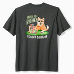 Tommy Bahama Men's Wags To Riches Pocket T-Shirt - Coal Heather