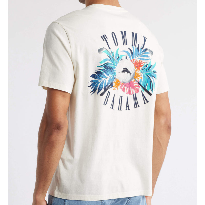 Tommy Bahama Men's Positano Palms T-Shirt - Vanilla Ice