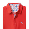 Tommy Bahama Men's IslandZone Flamingo Mingle Five O'Clock Polo Shirt - Poppy Red