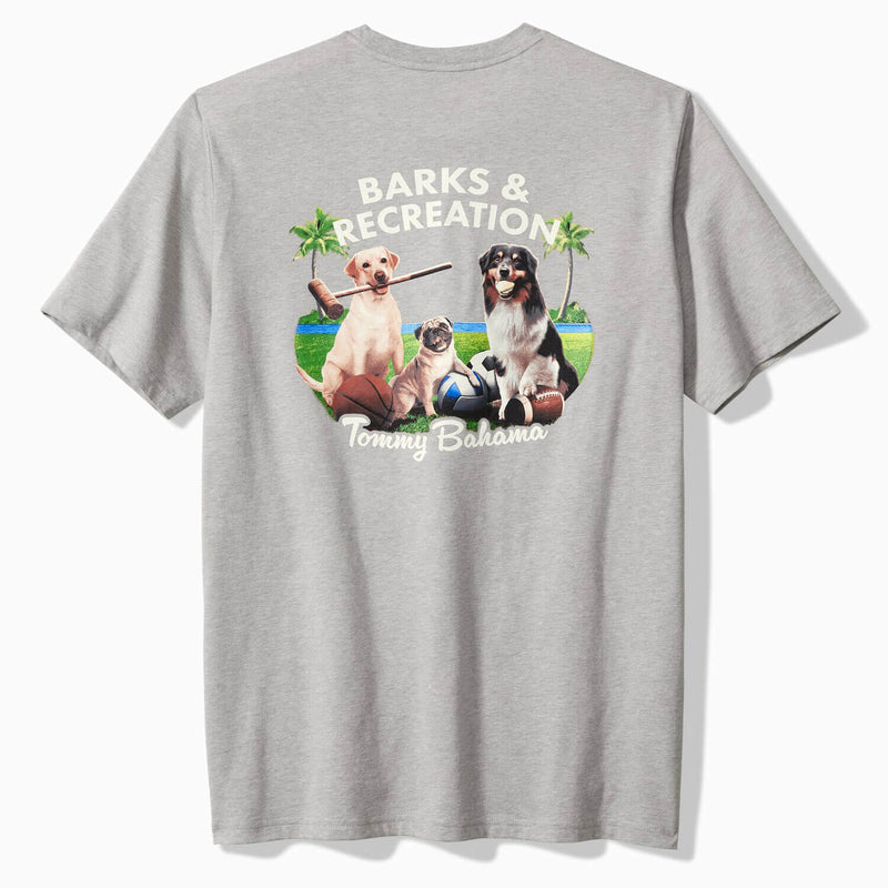Tommy Bahama Men's Barks And Recreation T-Shirt - Grey Heather