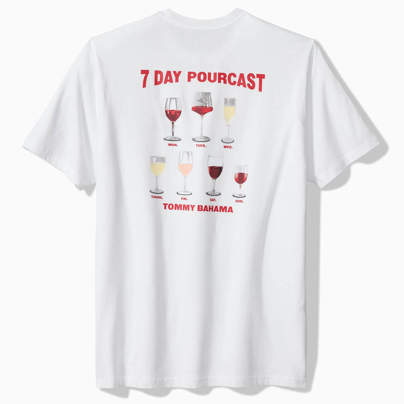 Tommy Bahama Men's Seven Day Pourcast T-Shirt - White