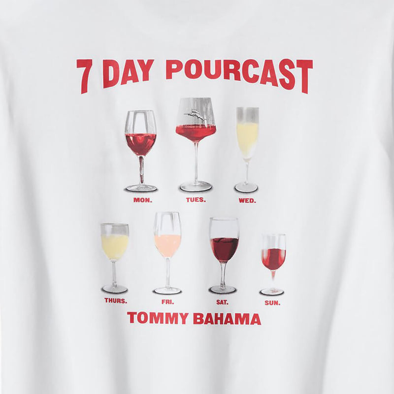 Tommy Bahama Men's Seven Day Pourcast T-Shirt - White