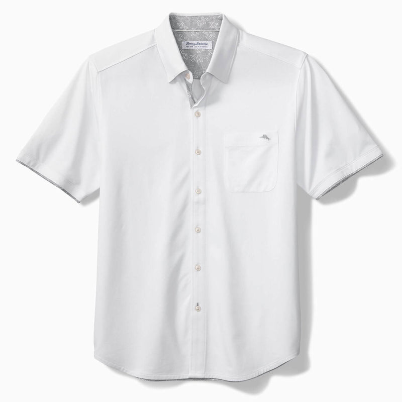Tommy Bahama Men's San Lucio Lotus Happy Hour Camp Shirt - White