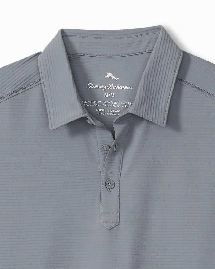 Tommy Bahama Men's Costa Wave Polo Shirt - Iced Slate