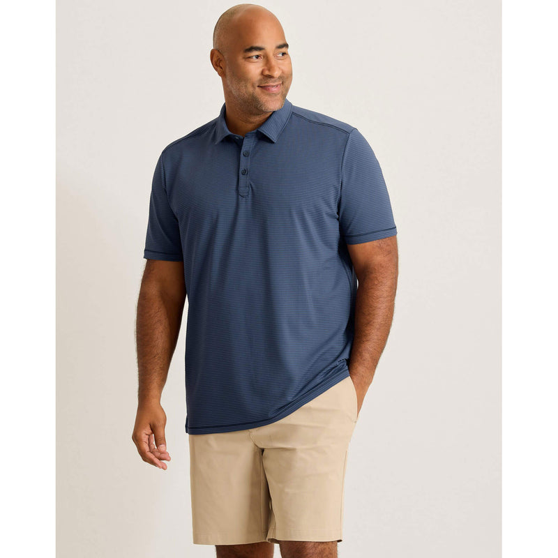 Tommy Bahama Men's IslandZone Costa Wave Polo Shirt - Carbon Navy