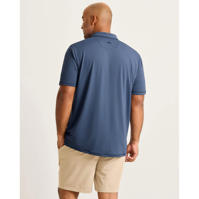 Tommy Bahama Men's IslandZone Costa Wave Polo Shirt - Carbon Navy