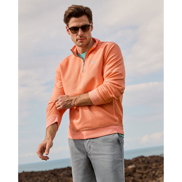 Tommy Bahama Men's Montego Bay Half Zip Pullover Sweater in Bright