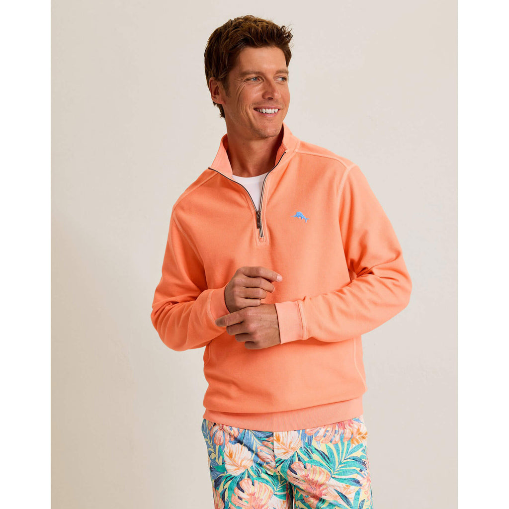 Tommy Bahama Men's Montego Bay Half Zip Pullover Sweater in Bright
