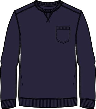 Tommy Bahama Men's Cascade Fade Crew Sweater - Coastline