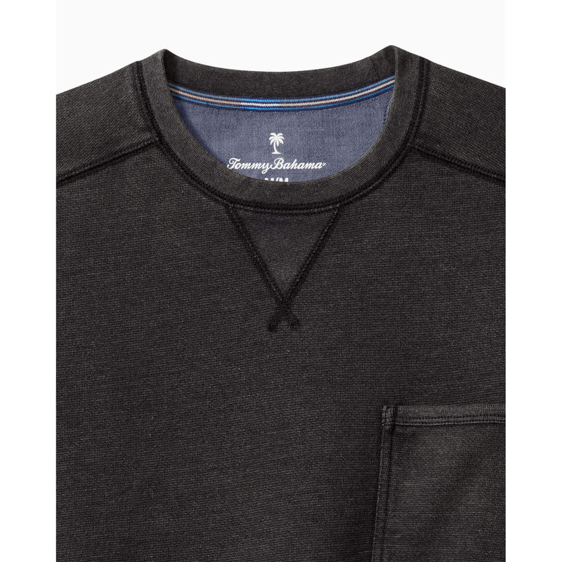 Tommy Bahama Men's Cascade Fade Crew Sweater - Black