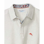 Tommy Bahama Men's Santa Rosa Gardens Five O'Clock Polo Shirt - Continental Heather