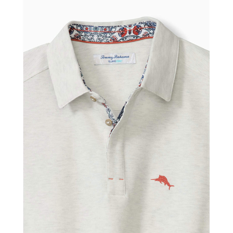 Tommy Bahama Men's Santa Rosa Gardens Five O'Clock Polo Shirt - Continental Heather