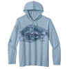 Tommy Bahama Men's Azul Haze Lux Hoodie T-Shirt - Silvery Blue