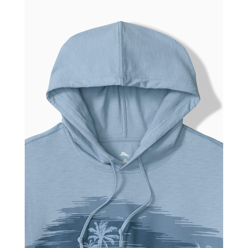 Tommy Bahama Men's Azul Haze Lux Hoodie T-Shirt - Silvery Blue