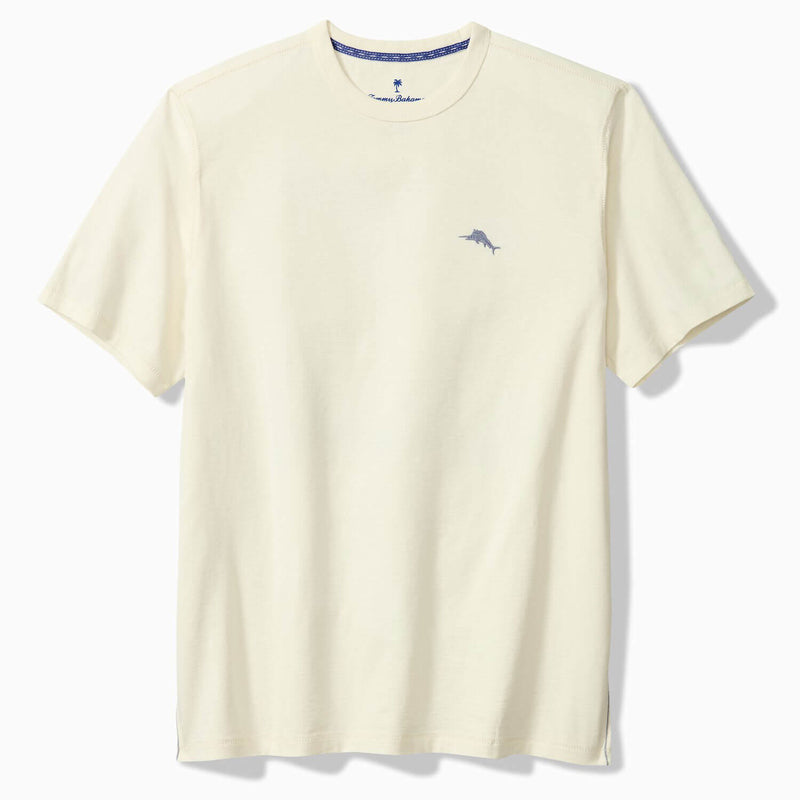 Tommy Bahama Men's Monstera Blues Lux T-Shirt - Vanilla Ice