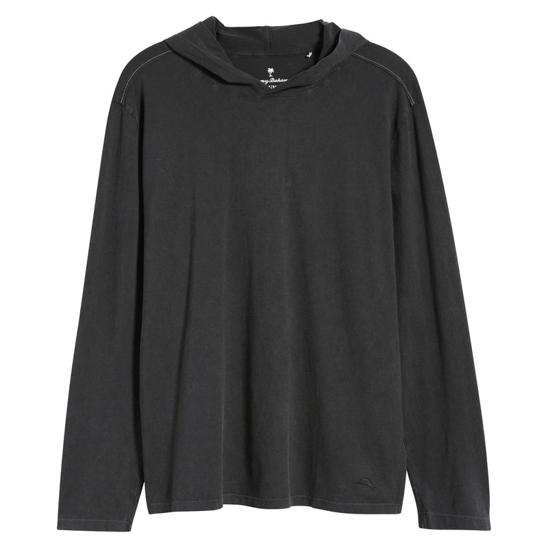 Tommy Bahama Men's Kauai Keys Hoodie Long Sleeve T-Shirt - Coal