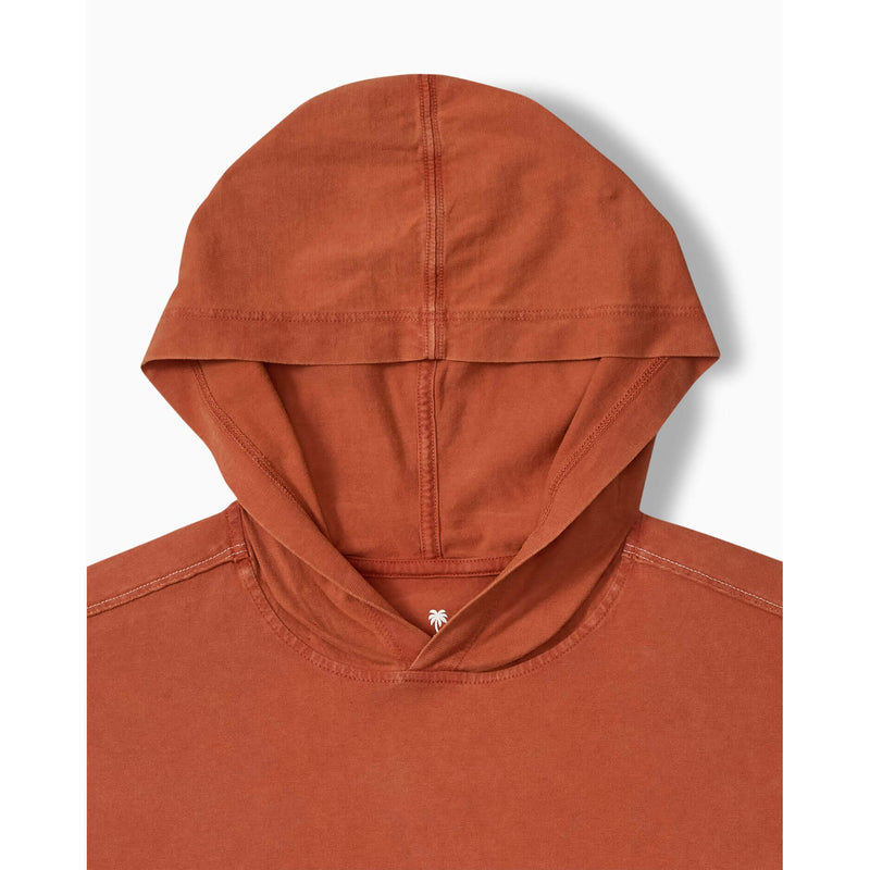 Tommy Bahama Men's Kauai Keys Hoodie Long Sleeve T-Shirt - Cinnamon Stick