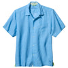 Tommy Bahama Sea Glass Linen Short Sleeve Camp Shirt - Blue Yonder*