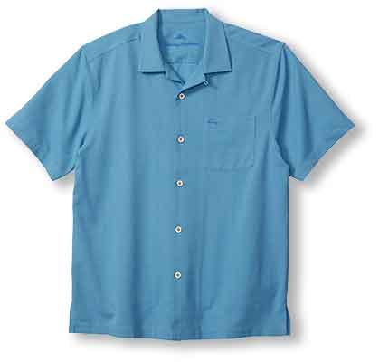 Tommy Bahama Coastal Breeze Check Camp Shirt - Vacation Blue