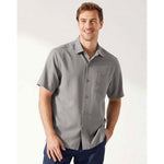 Tommy Bahama IslandZone Coastal Breeze Check Camp Shirt - Shadow