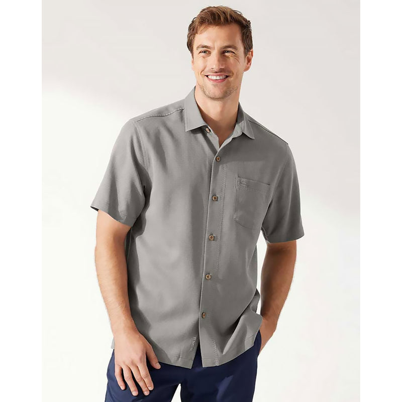 Tommy Bahama IslandZone Coastal Breeze Check Camp Shirt - Shadow