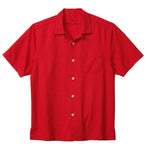 Tommy Bahama Coastal Breeze Check Camp Shirt - Regal Red