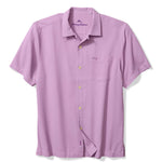 Tommy Bahama Men's IslandZone Coastal Breeze Check Camp Shirt - Lavender Haze