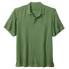 Tommy Bahama Men's IslandZone Coastal Breeze Check Camp Shirt - Elm Green